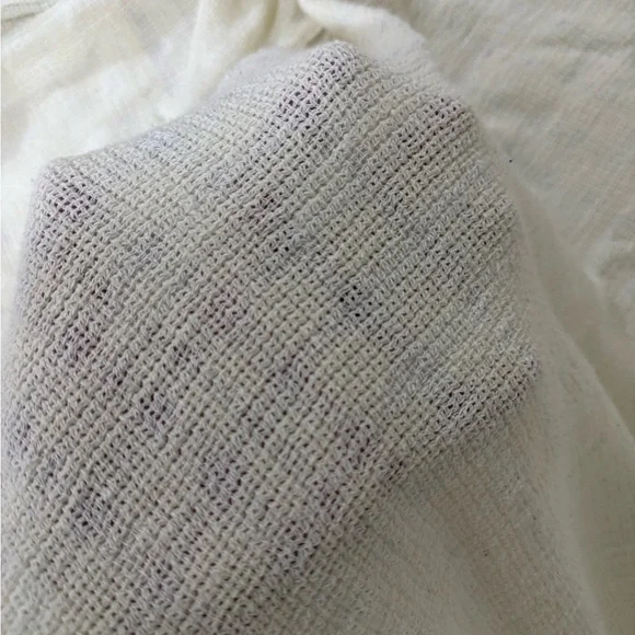 ZARA Textured Cream Button-Up Jacket - Picture 9 of 9